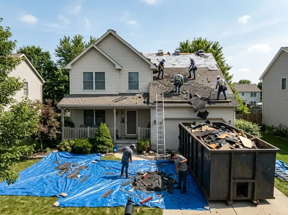 roof-replacement-debris-remova-004 — frequently asked questions, Cheapest Dumpster Rentals in Martins Ferry, OH
